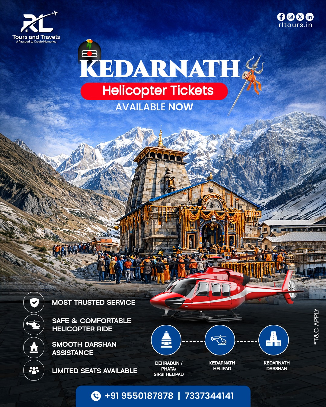 Kedarnath Helicopter Booking