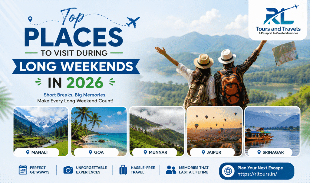 Top Places to Visit During Long Weekends in 2026