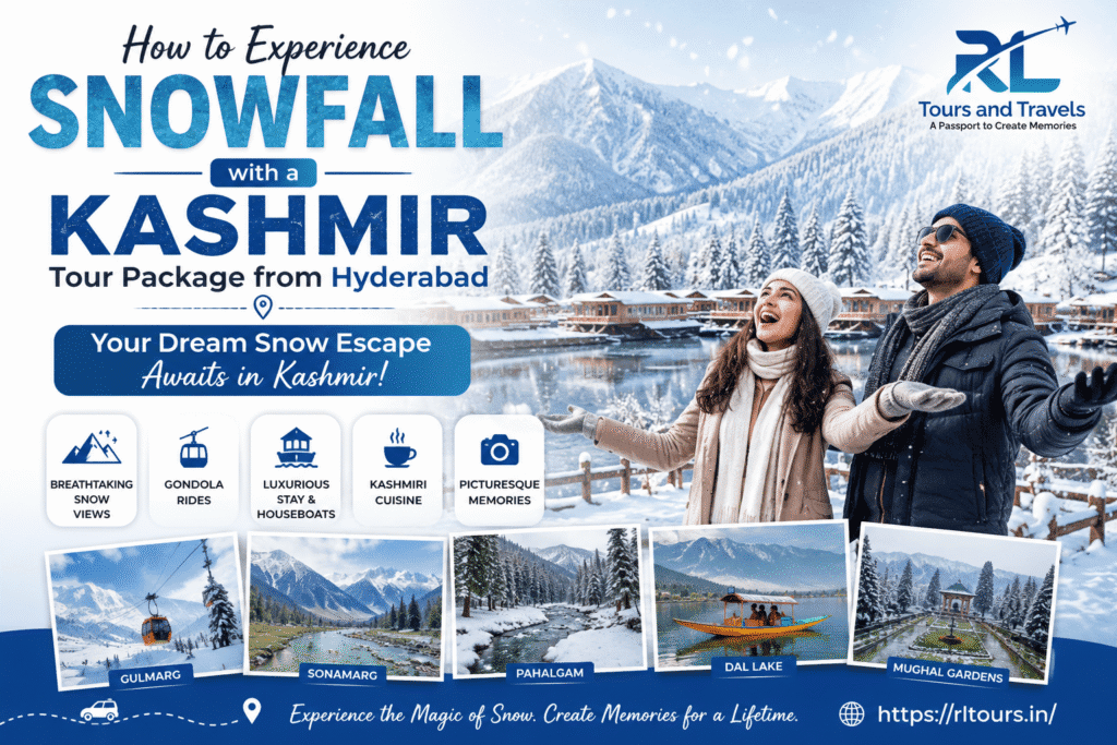Kashmir Tour Package from Hyderabad