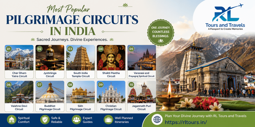 Most Popular Pilgrimage Circuits in India