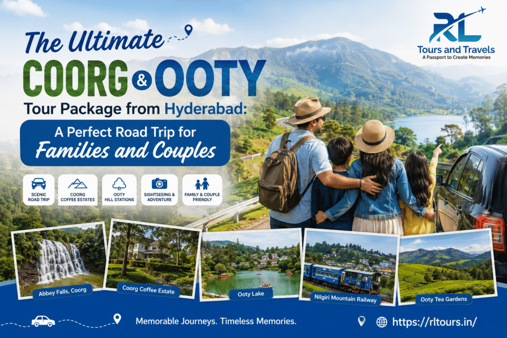 Coorg and Ooty Tour Package from Hyderabad
