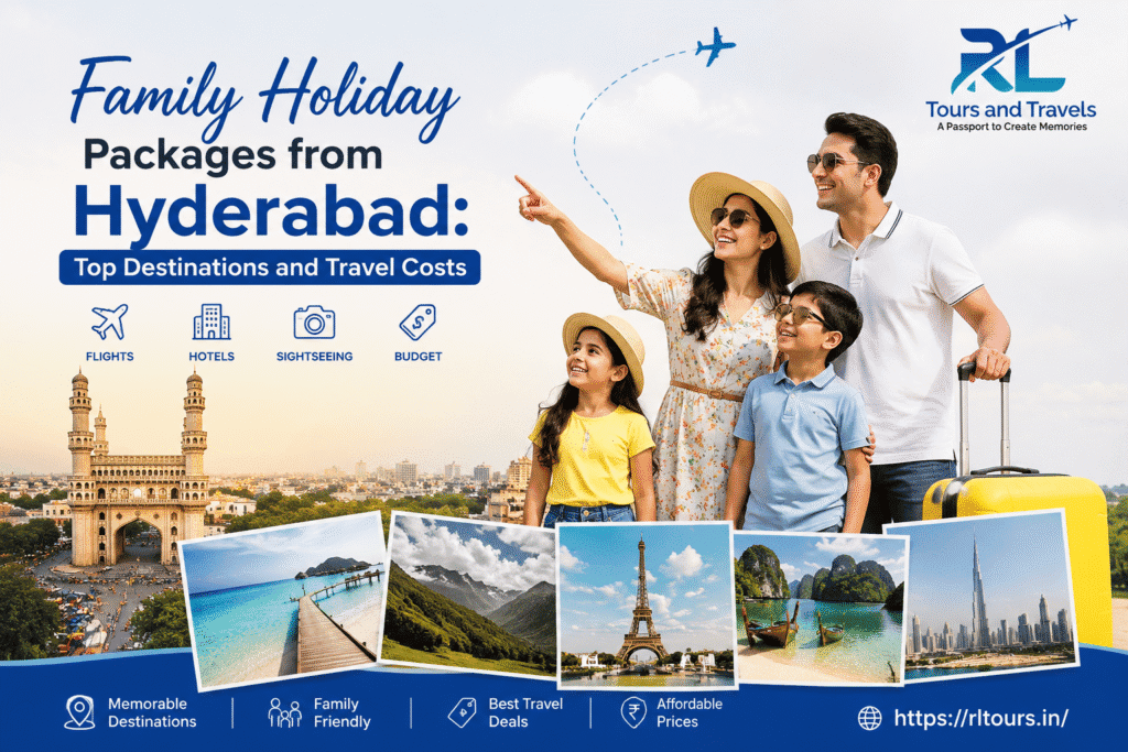 Family Holiday Packages from Hyderabad: Top Destinations and Travel Costs | RL Tours and Travels