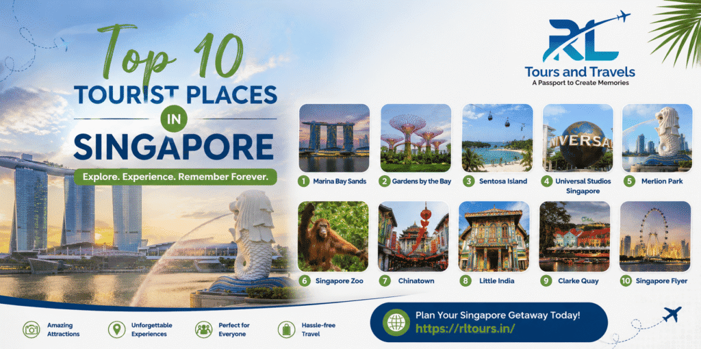 Top 10 Tourist Places in Singapore | RL Tours and Travels